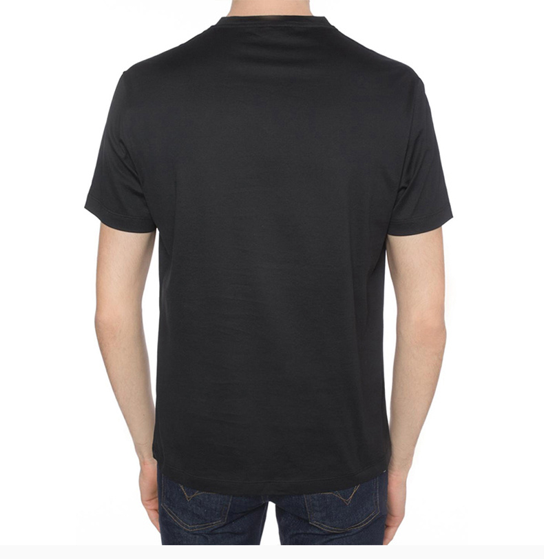 商品Versace|VERSACE 范思哲 黑色男士短袖T恤 A79221-A201952-A008,价格¥1757,第5张图片详细描述