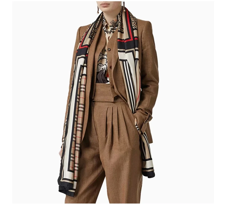 商品Burberry|BURBERRY 棕色女士围巾 8011951,价格¥1836,第6张图片详细描述