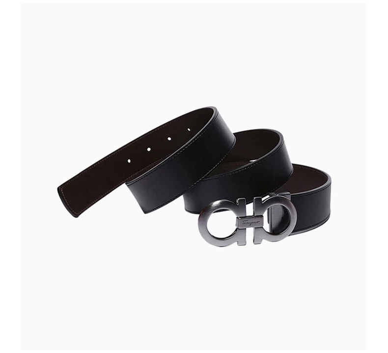 商品Salvatore Ferragamo|SALVATORE FERRAGAMO 黑色男士腰带 67-5542-464231,价格¥2538,第6张图片详细描述
