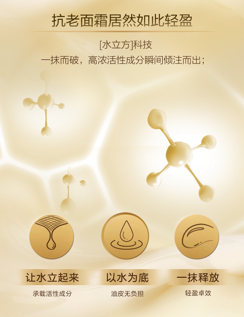 商品【原封正品】 L'Oreal Paris|欧莱雅 金致臻颜小蜜罐花蜜面霜 花蜜面霜 50ml 补水保湿柔润质地抗皱淡纹乳液,价格¥167,第3张图片详细描述