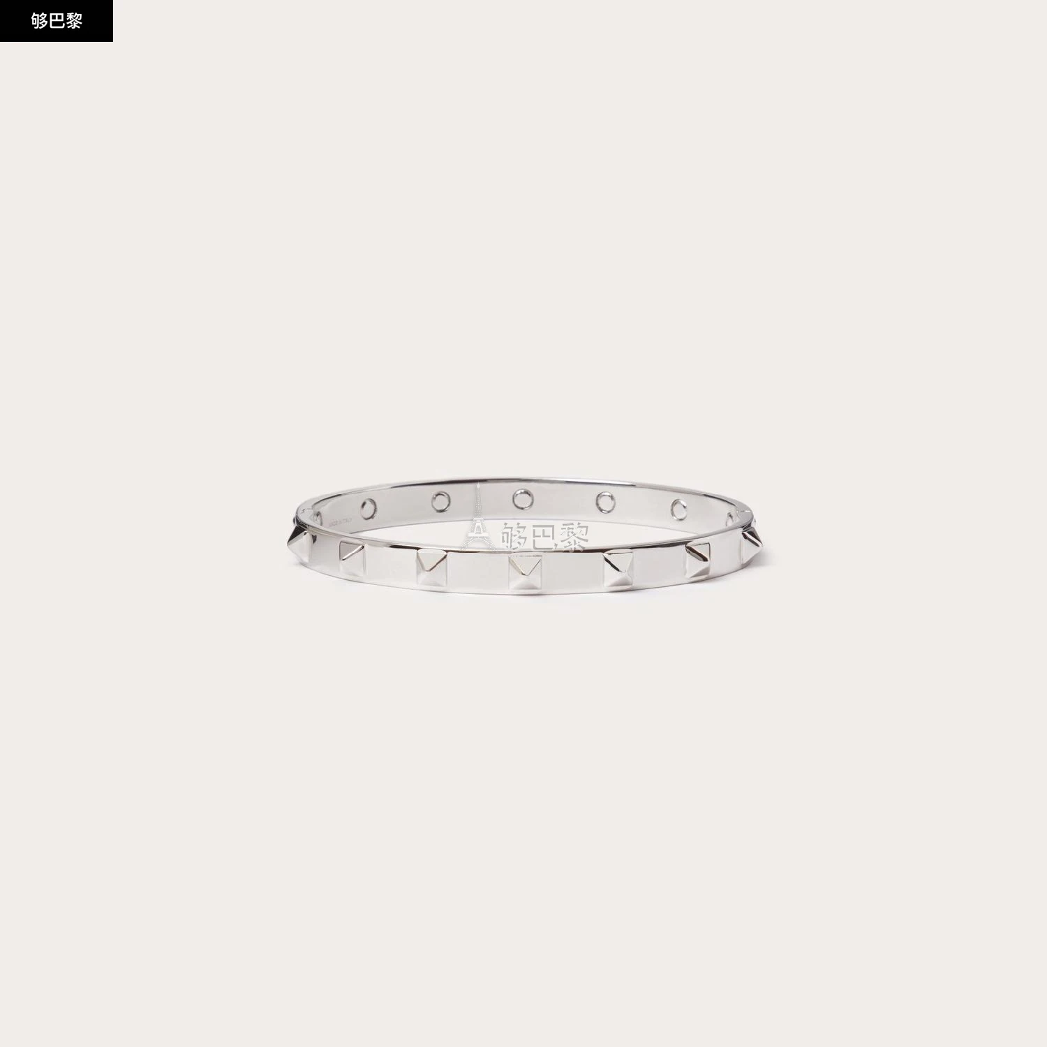 商品Valentino|【预售】 华伦天奴 25春夏 男士 手链 BRACELET RIGIDE ROCKSTUD EN MÉTAL 4Y2J0P56MET_172 ,价格¥4246,第3张图片详细描述