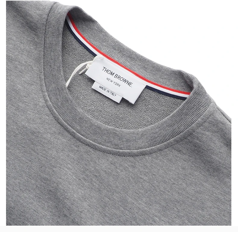 商品Thom Browne|THOM BROWNE 男士灰色卫衣 MJT289E-06931-035,价格¥3707,第7张图片详细描述