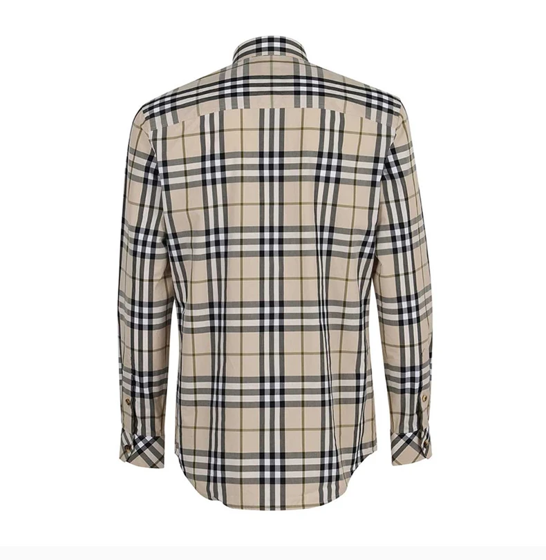 商品[国内直发] Burberry|BURBERRY 格纹男士衬衫 8042838,价格¥2221,第5张图片详细描述