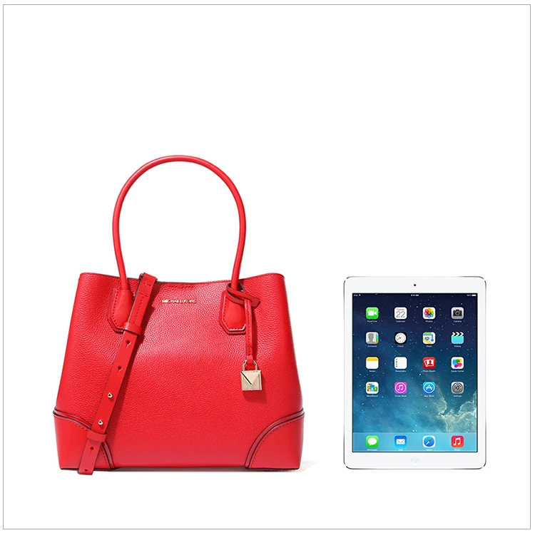 商品Michael Kors|Michael Kors 迈克高仕 女士时尚手提单肩包 30H7GZ5T6A-BrightRed,价格¥2457,第3张图片详细描述
