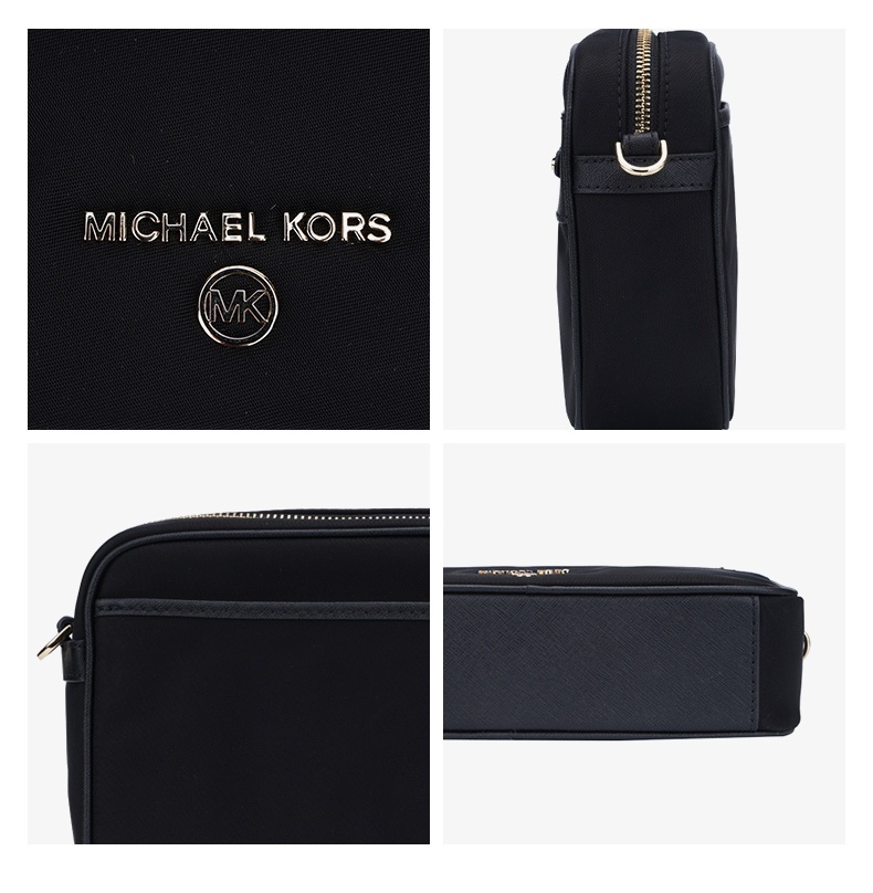 商品Michael Kors|Michael kors  JET SET CHARM 大号女士帆布配皮单肩斜挎包 32H9GT9C7C BLACK,价格¥772,第5张图片详细描述