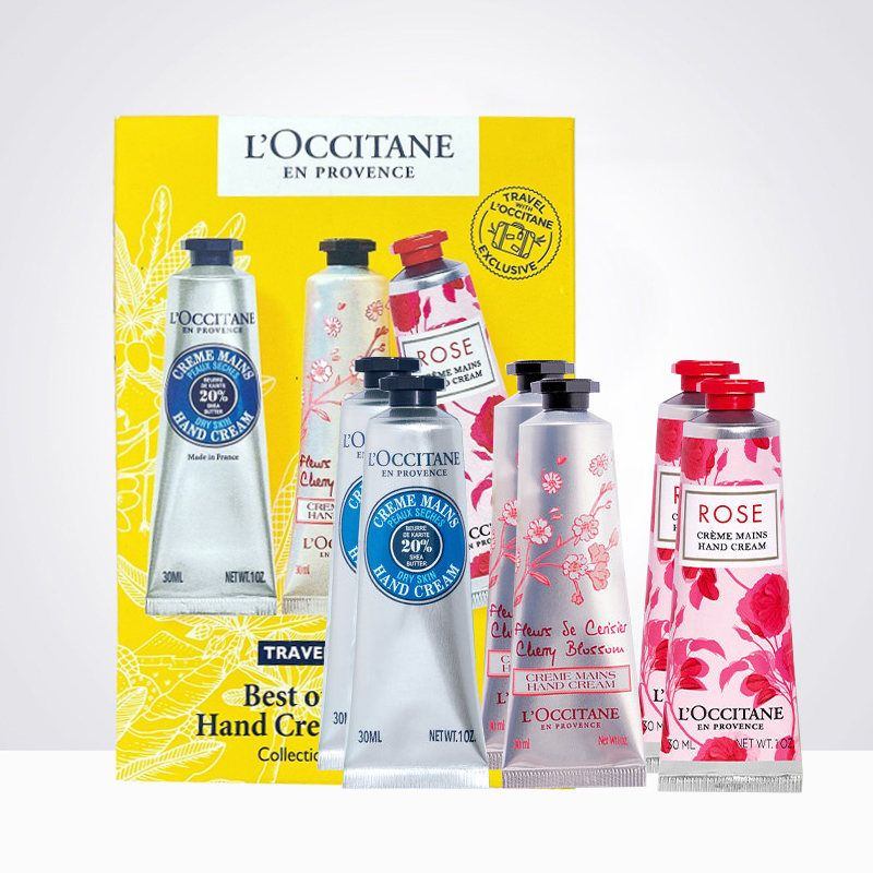 商品【原封正品】 L'Occitane|L'OCCITANE 欧舒丹 植物护手霜套装6件套 30ml*6 送礼挚选闺蜜女友,价格¥378,第1张图片详细描述