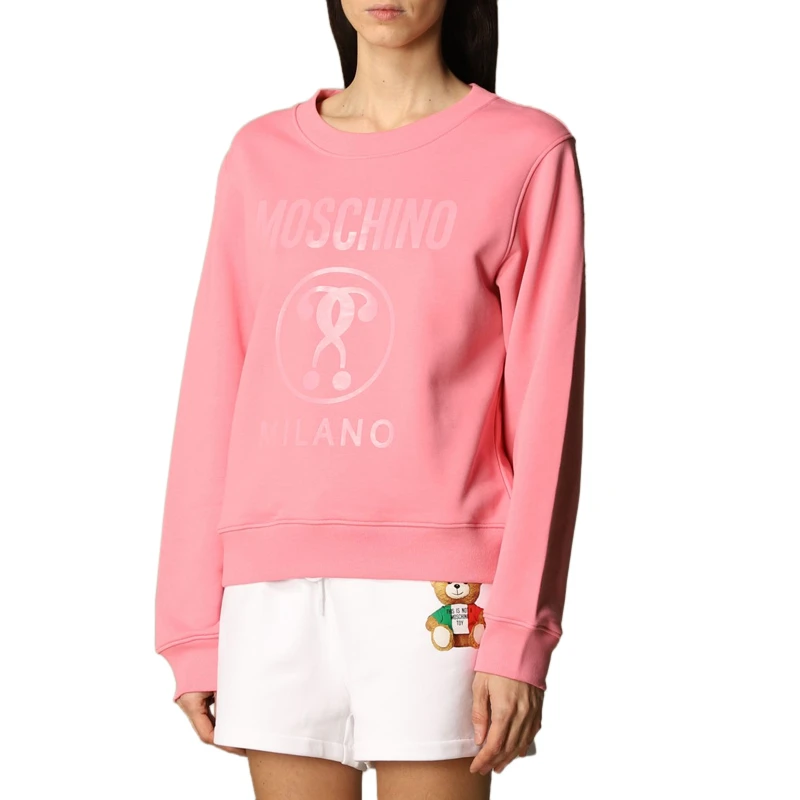 商品Moschino|MOSCHINO 女士粉色棉质卫衣 1718-0527-1207,价格¥1055,第5张图片详细描述