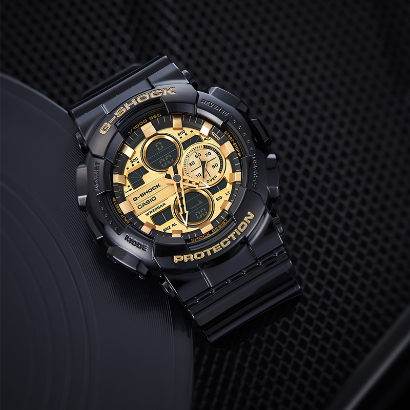 商品[国内直发] Casio|卡西欧新款黑金系列防水潮流电子表手表,价格¥775,第2张图片详细描述