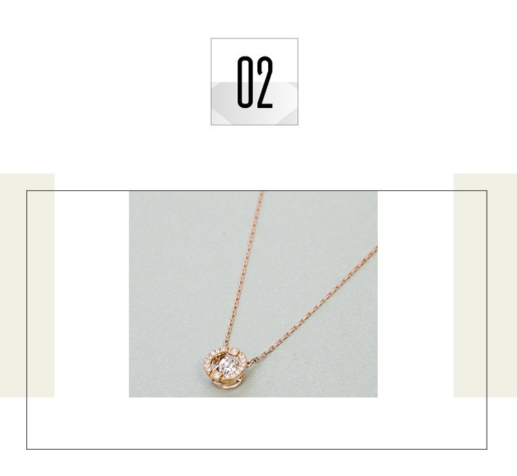 商品Swarovski|SWAROVSKI 施华洛世奇 跳动的心 SPARKLING DANCE 项链 玫瑰金色 5272364 七夕情人节礼物 送女友 ,价格¥639,第4张图片详细描述