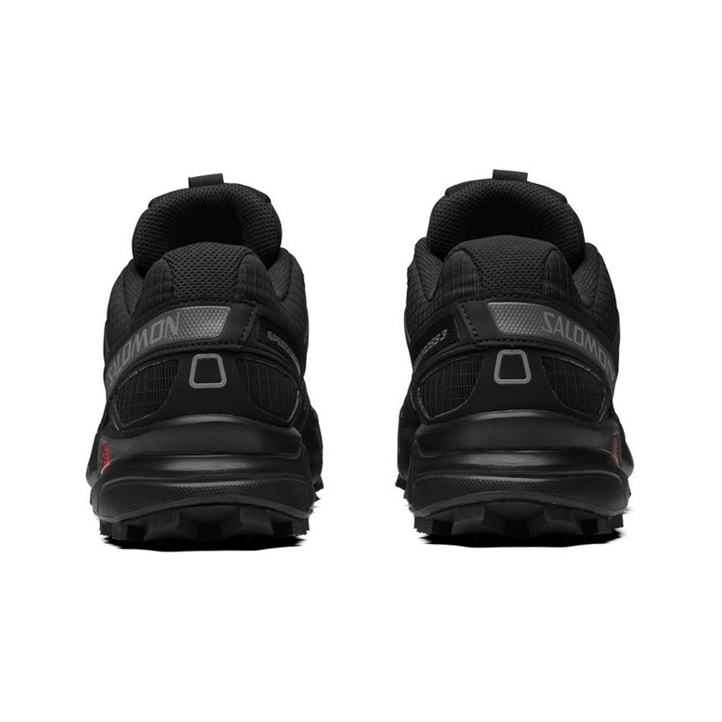 商品Salomon|23新款 SPEEDCROSS3系列男女通用黑色纺织运动鞋,价格¥1469,第4张图片详细描述