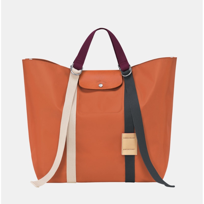 商品[国内直发] Longchamp|珑骧女士帆布拼皮革单肩手提包10204 HCC P69,价格¥1182,第1张图片详细描述