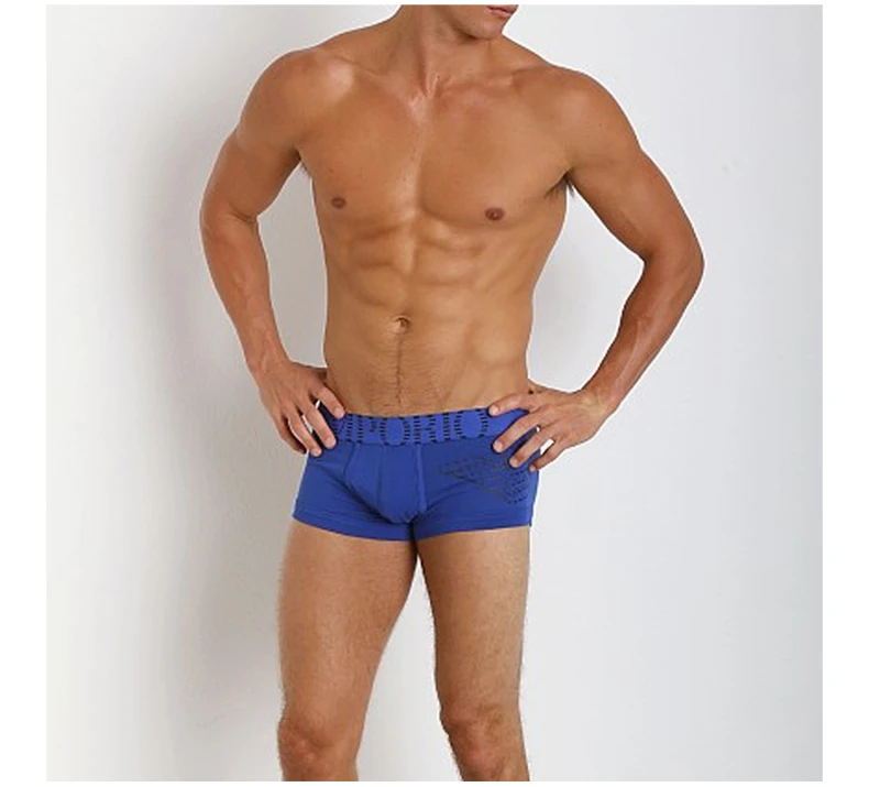 商品[国内直发] Emporio Armani|EMPORIO ARMANI 男士蓝色棉质平角内裤 111866-4A725-00033,价格¥417,第6张图片详细描述
