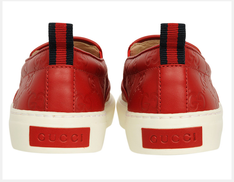 商品Gucci|GUCCI 古驰 红色牛皮女士休闲鞋 408510-CWCE0-6467,价格¥3828,第7张图片详细描述