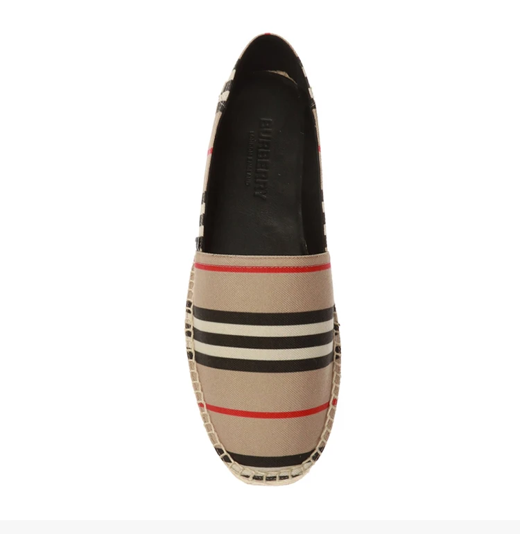 商品[国内直发] Burberry|BURBERRY 棕色女士渔夫鞋 8024957,价格¥2930,第7张图片详细描述