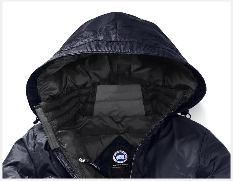 商品Canada Goose|Canada Goose 加拿大鹅 女士鸭绒海军蓝拼黑长款羽绒服 5061L-ADMIRAL-BLUEBLACK,价格¥2065,第9张图片详细描述