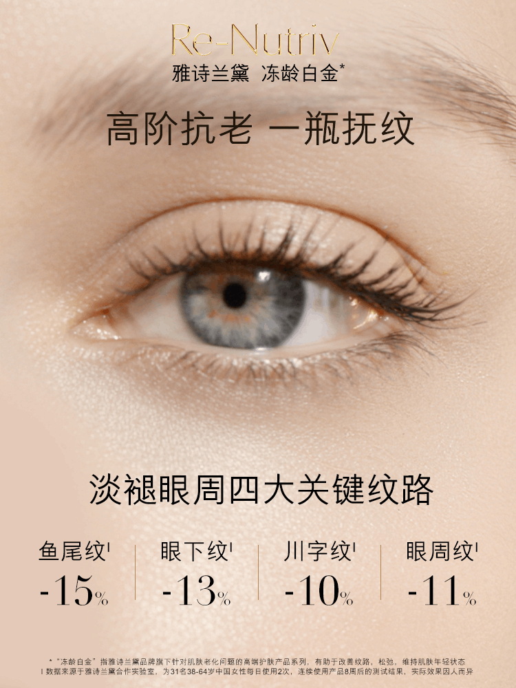 商品Estée Lauder|雅诗兰黛白金级紧颜眼霜15ml 淡细纹眼袋 保湿补水清爽版,价格¥481,第2张图片详细描述