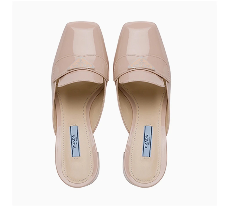 商品Prada|PRADA 女士粉色皮革高跟鞋 1D015M-069-F0236,价格¥3947,第7张图片详细描述