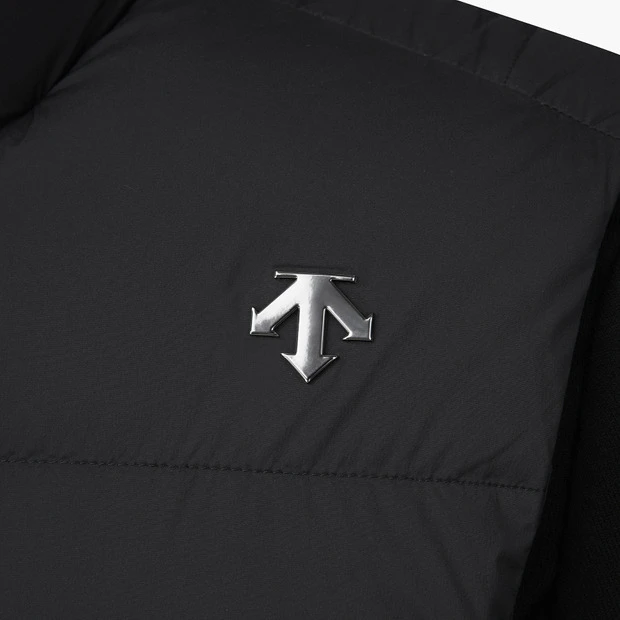 商品【预售商品15天发货】 DESCENTE|GOLF男士混合针织羽绒外套适合户外运动 DP42MFKOO1-BLKG,价格¥2664,第15张图片详细描述