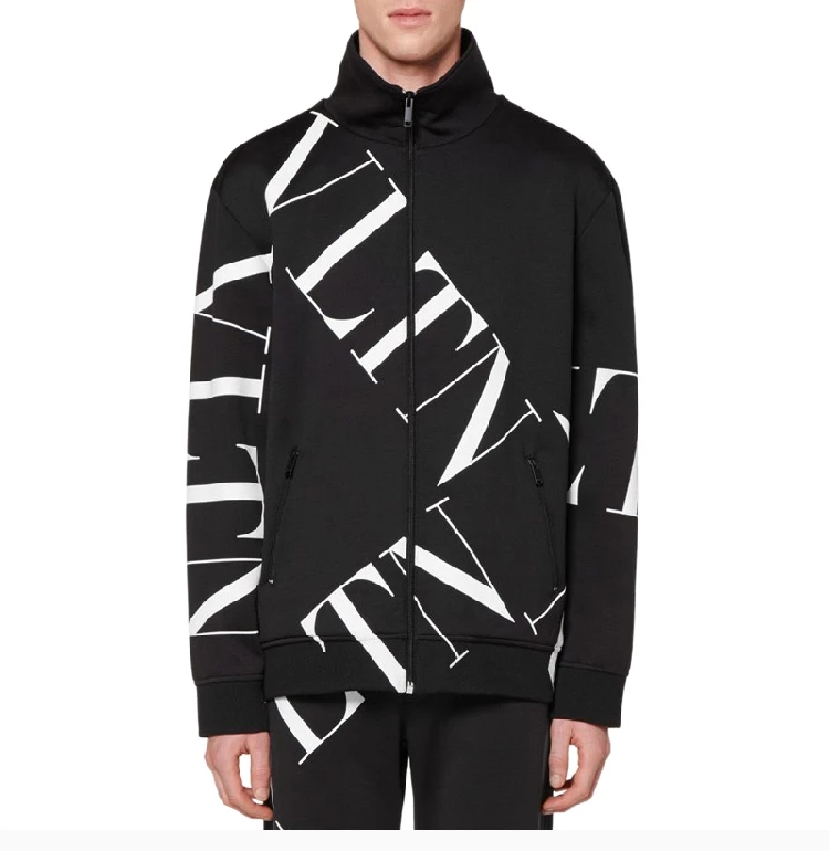 商品[国内直发] Valentino|Valentino 华伦天奴 男士高领纹针织面料运动衫 SV3MF05A-5G2-0NI,价格¥6560,第5张图片详细描述