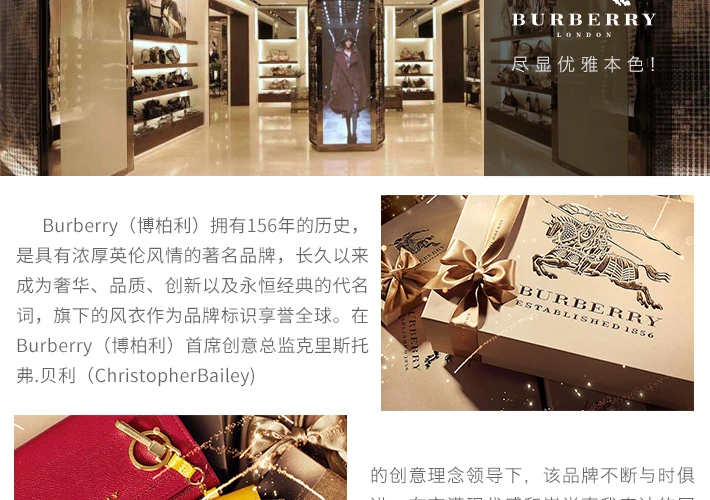 商品Burberry|Burberry 博柏利 女士米色pvc皮革手提包斜挎包 3882392,价格¥3552,第10张图片详细描述