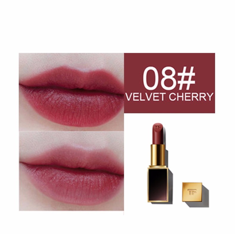 商品Tom Ford|Tom Ford/TF 黑金黑管唇膏/口红 08号色 velvet cherry,价格¥300,第5张图片详细描述