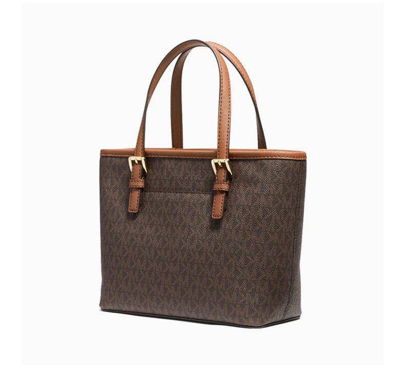 商品Michael Kors|MICHAEL KORS 拼色女士托特包 35T9GTVT0B-BROWN,价格¥752,第6张图片详细描述