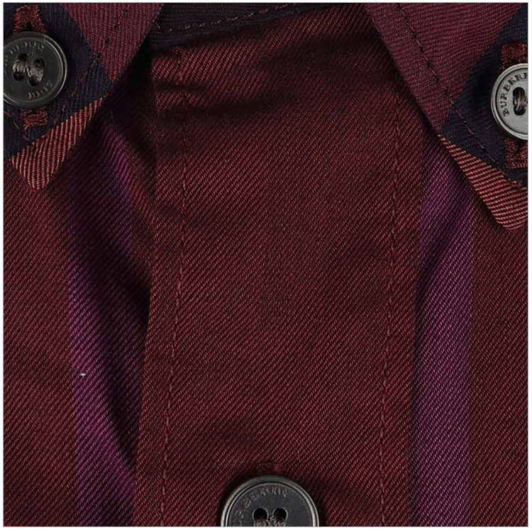 商品Burberry|Burberry 博柏利 男士红格纯棉时尚舒适长袖衬衫 3929743,价格¥1768,第23张图片详细描述