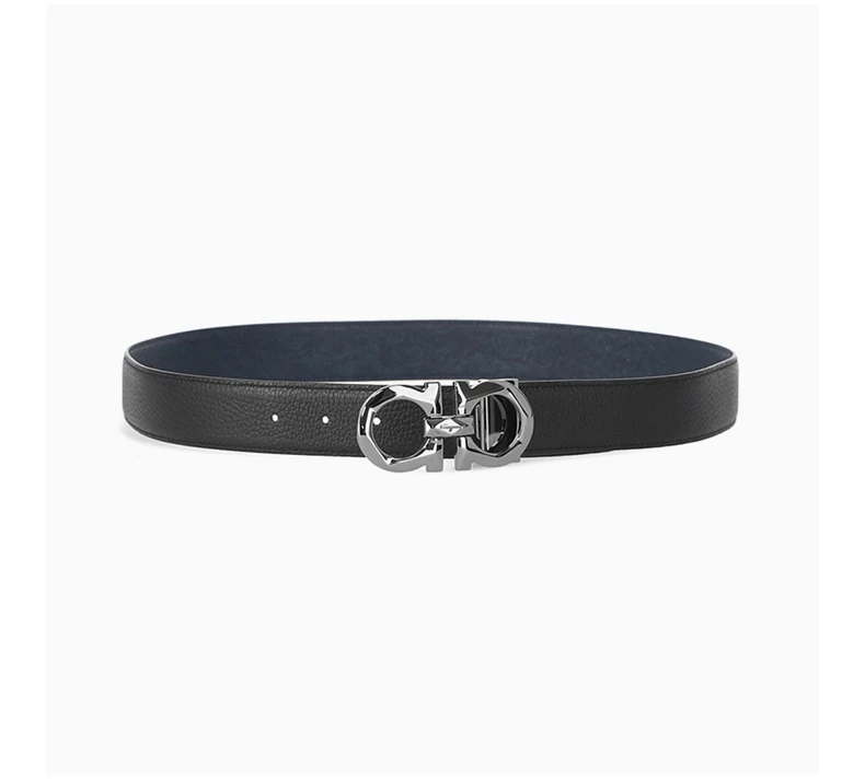 商品Salvatore Ferragamo|SALVATORE FERRAGAMO 黑色男士腰带 67-A161-749909,价格¥1553,第5张图片详细描述
