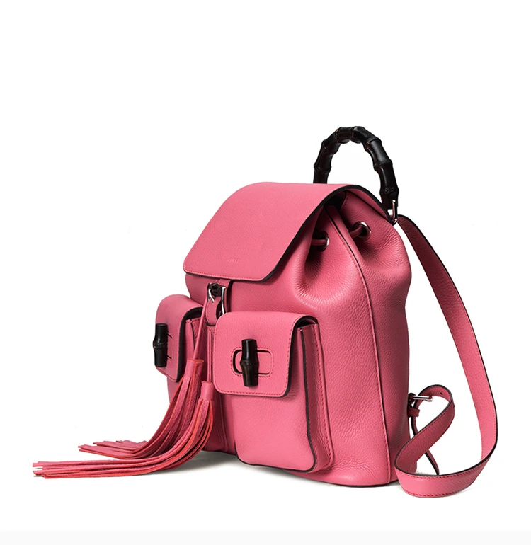 商品[国内直发] Gucci|GUCCI 粉色女士双肩包 370833-A7M0N-5528,价格¥18202,第6张图片详细描述