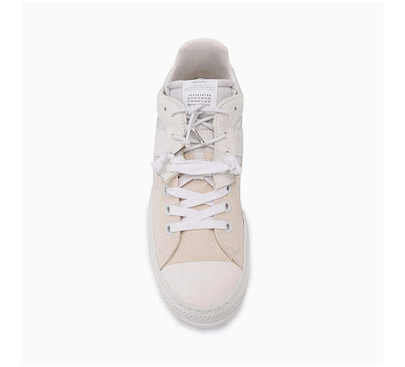 商品MAISON MARGIELA|MAISON MARGIELA 男士白色皮革运动鞋 S37WS0480-P2422-H1811,价格¥1596,第6张图片详细描述