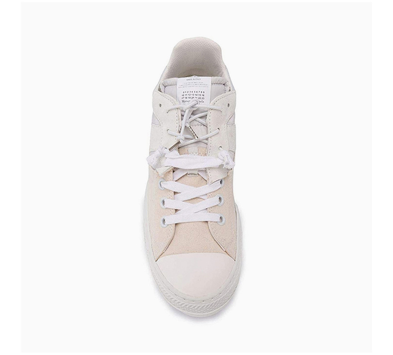 商品MAISON MARGIELA|MAISON MARGIELA 男士白色皮革运动鞋 S37WS0480-P2422-H1811,价格¥1571,第8张图片详细描述