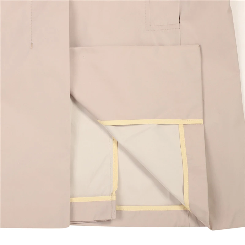 商品[国内直发] Max Mara|MAX MARA 女士浅灰色系带风衣 60210257-600-009,价格¥3464,第8张图片详细描述