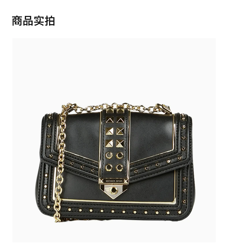 商品[国内直发] Michael Kors|MICHAEL KORS 黑色女士斜挎包 30S1G1SL0U-BLACK,价格¥1897,第2张图片详细描述