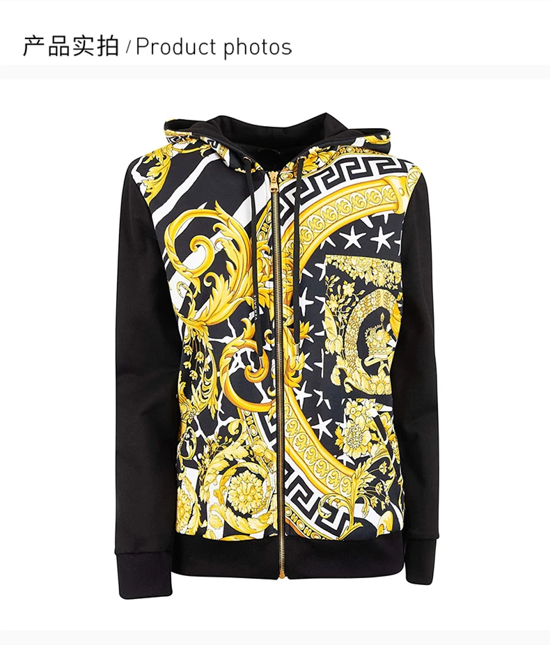 商品[国内直发] Versace|VERSACE 黑色女士夹克 A83307-A231036-A7900,价格¥5268,第4张图片详细描述