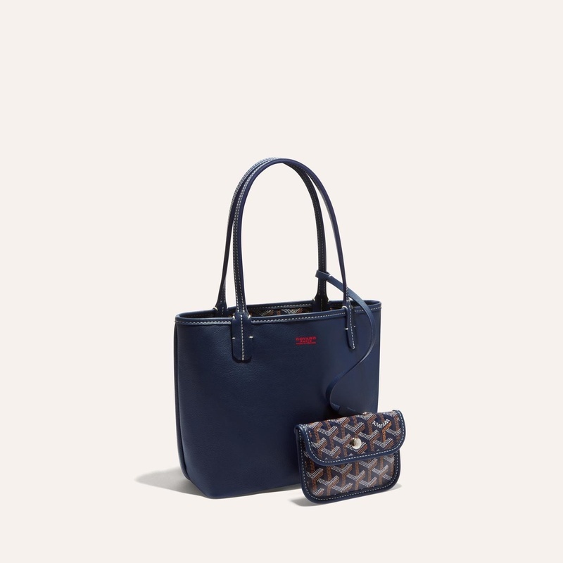商品Goyard|高雅德 Anjou Mini男女黑色帆布/小牛皮手提包 ANJOUSMINCG01TY01P（十一色可选）,价格¥18634,第18张图片详细描述