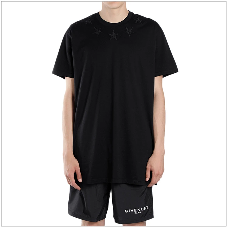 商品Givenchy|Givenchy 纪梵希 男士黑色短袖上衣 BM701L3Y03-001,价格¥2207,第8张图片详细描述