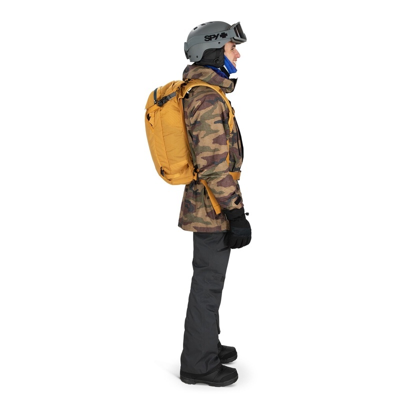 商品Osprey|Osprey小鹰 Soelden 22男女通用工匠黄尼龙越野滑雪背包,价格¥1215,第5张图片详细描述