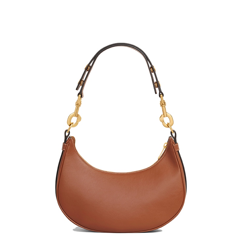 商品Celine|CELINE/赛琳 21秋冬新款AVA系列 女士中号黄褐色光滑小牛皮单肩手提腋下包196923DGQ.04LU,价格¥14676,第5张图片详细描述