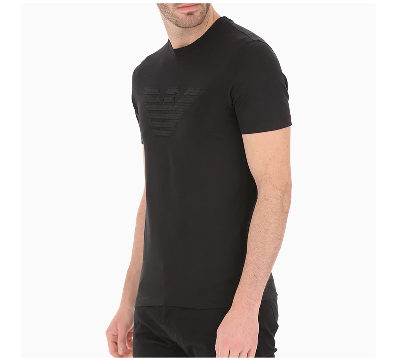 商品Emporio Armani|Emporio Armani 安普里奥 阿玛尼 男装短体恤  3H1TA4-1J30Z-0999,价格¥460,第8张图片详细描述