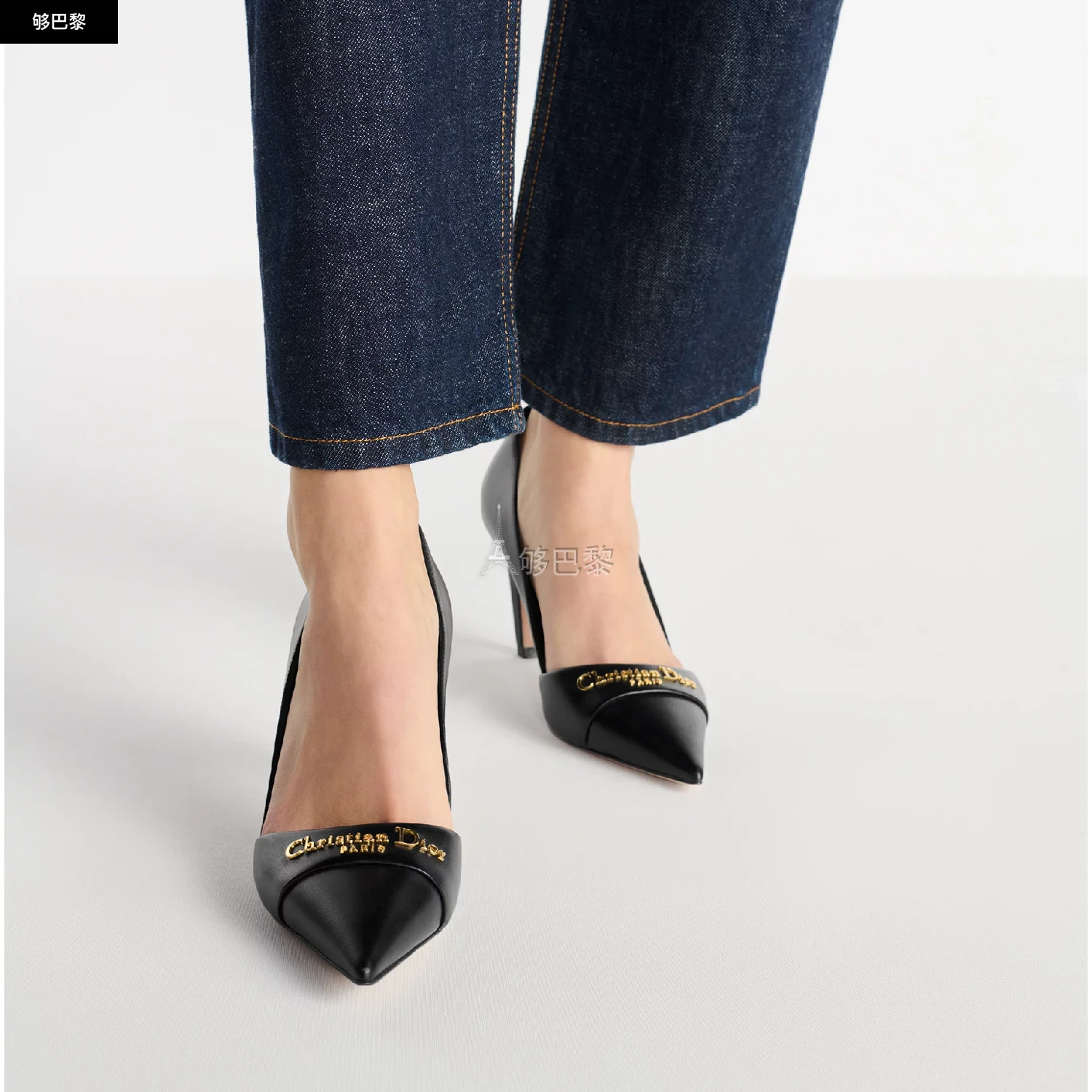 商品Dior|【预售】 迪奥 25春夏 女士 高跟鞋 Escarpin My Dior KCV334VSO_S900,价格¥8088,第4张图片详细描述
