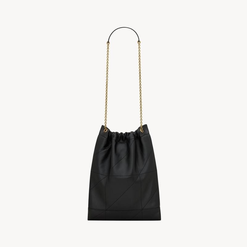 商品Yves Saint Laurent|圣罗兰 JAMIE系列女士黑色棉布单肩包 781666AAB321000（四色可选）,价格¥19942,第8张图片详细描述