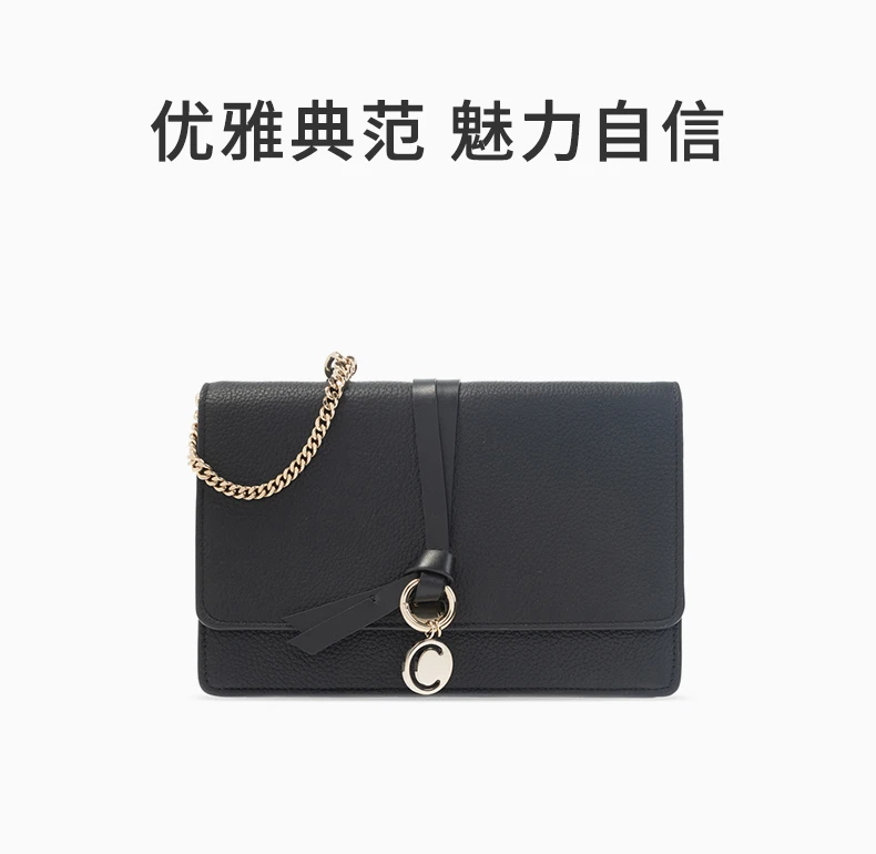 商品Chloé|CHLOE' 女黑色女士手拿包 C21WP727-F57-001,价格¥5001,第1张图片详细描述