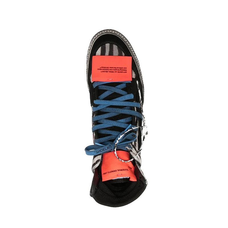 商品Off-White|高帮标志字母休闲鞋 OMIA065R21LEA001-1032（澳门仓发货）,价格¥3984,第1张图片详细描述