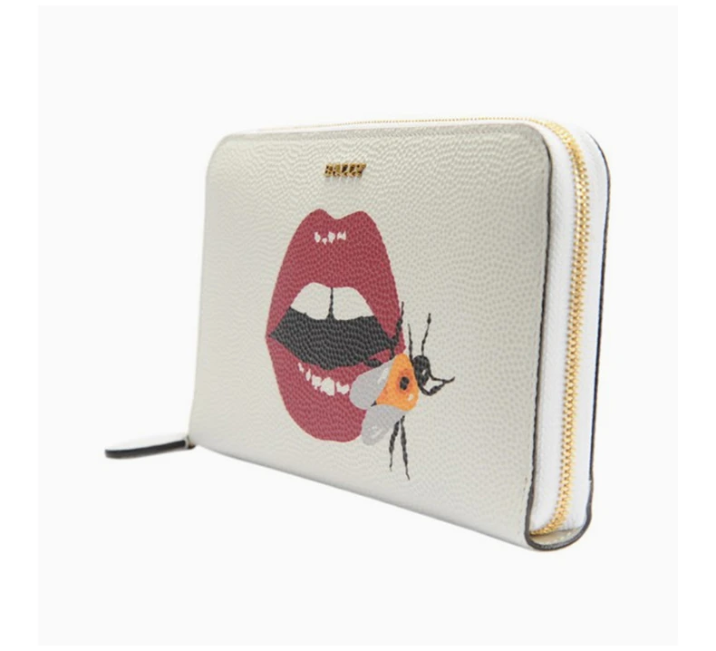 商品Bally|BALLY 白色女士零钱包 6209343-413,价格¥1593,第7张图片详细描述