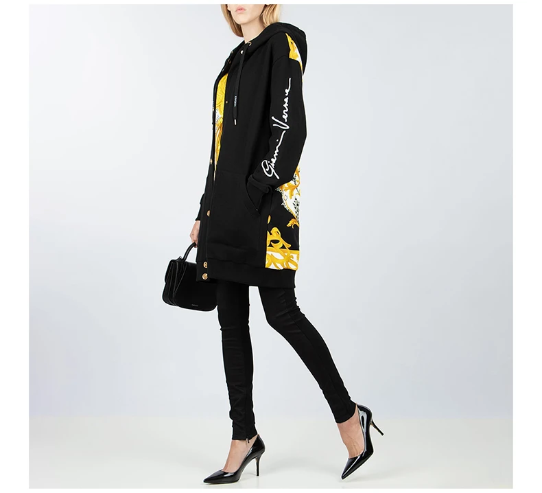 商品[国内直发] Versace|VERSACE 黑色女士外套 A87512-A235782-7027,价格¥6488,第6张图片详细描述