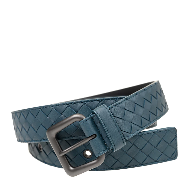 商品Bottega Veneta|BOTTEGA VENETA 蓝色男士腰带 271932-V0010-3008,价格¥2346,第1张图片详细描述