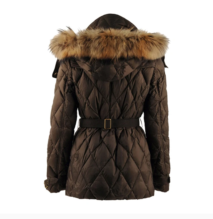 商品[国内直发] Burberry|BURBERRY 棕色女士羽绒服 3933551,价格¥6887,第6张图片详细描述