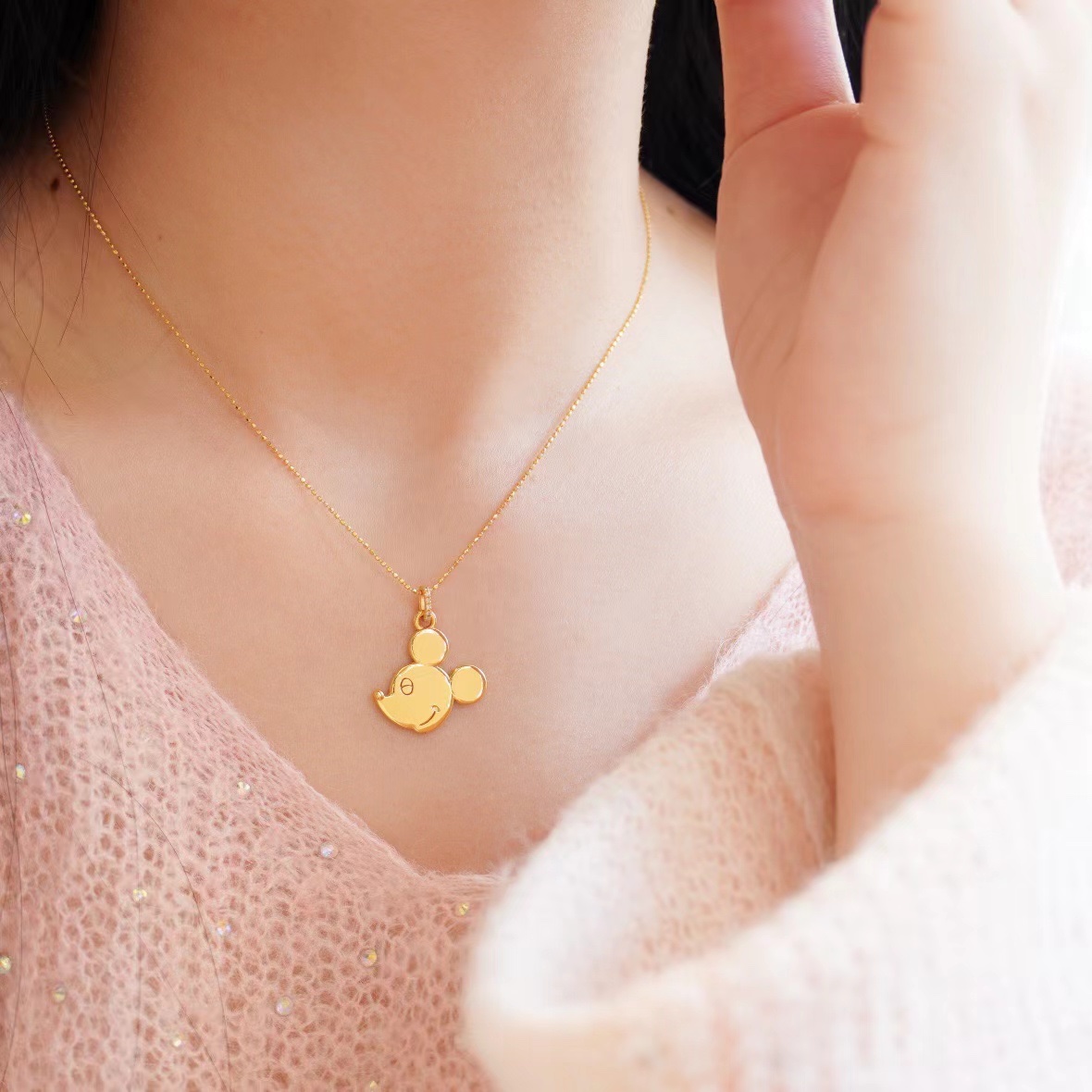 商品[国内直发] Order Dream|18K金Mickey项链,价格¥2108,第5张图片详细描述