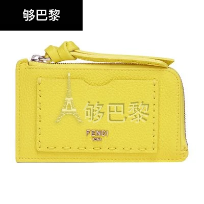 商品Fendi|【特惠8.7折】【预售】 女士 卡包 FF Peekaboo卡片包  FENMV799YEL,价格¥3903,第2张图片详细描述