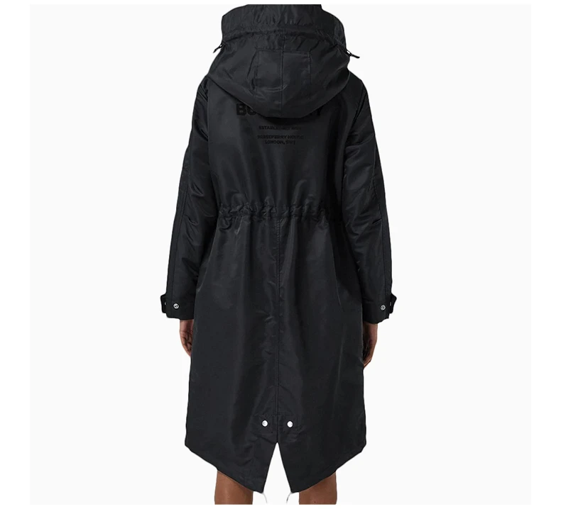 商品[国内直发] Burberry|BURBERRY 黑色女士大衣 8038707,价格¥5111,第5张图片详细描述